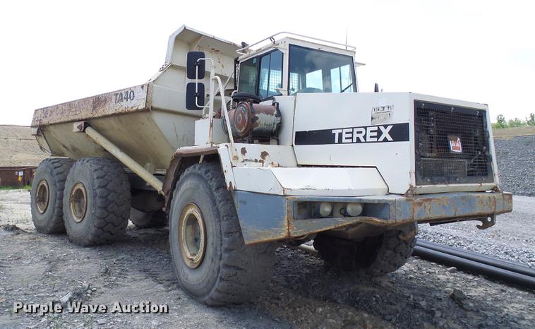 image for item DD8582 2001 Terex TA40 articulated haul truck