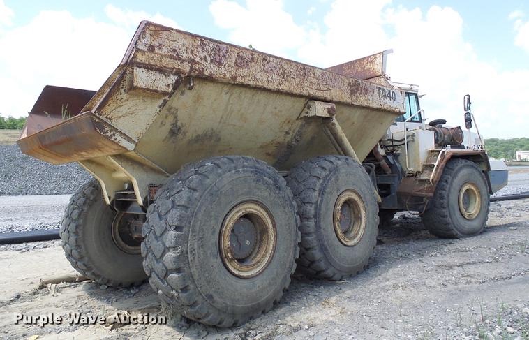 image for item DD8582 2001 Terex TA40 articulated haul truck