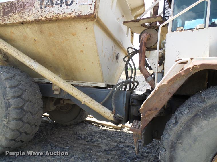 image for item DD8582 2001 Terex TA40 articulated haul truck