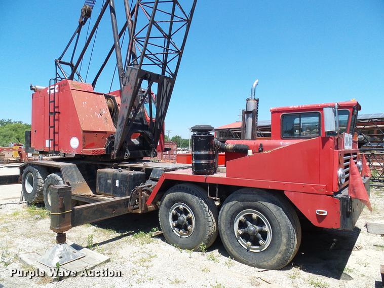 image for item DD8607 1966 Link Belt LS-108B lattice boom crane