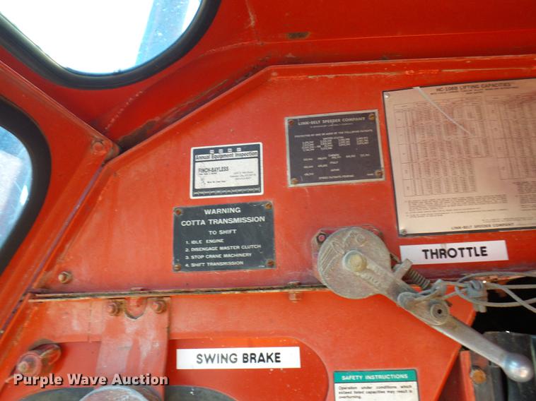 image for item DD8607 1966 Link Belt LS-108B lattice boom crane