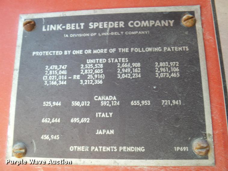 image for item DD8607 1966 Link Belt LS-108B lattice boom crane