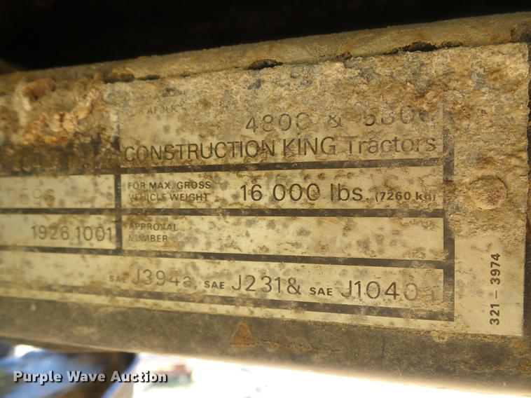 image for item DD8641 1977 Case 580C backhoe