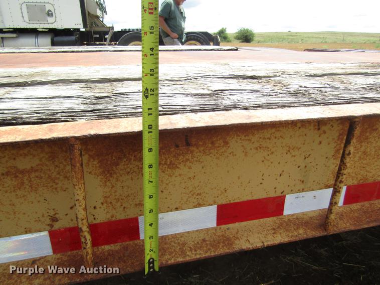 image for item DD8888 1973 Carrier King 4000 drop deck equipment trailer