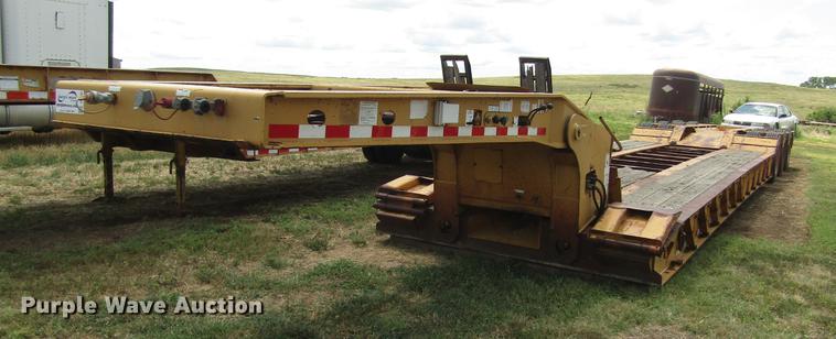 image for item DD8889 2001 Load King lowboy equipment trailer