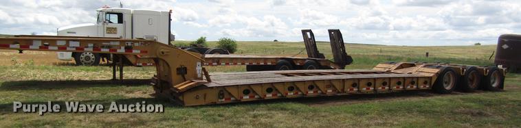 image for item DD8889 2001 Load King lowboy equipment trailer