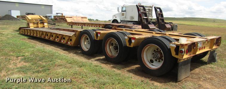 image for item DD8889 2001 Load King lowboy equipment trailer