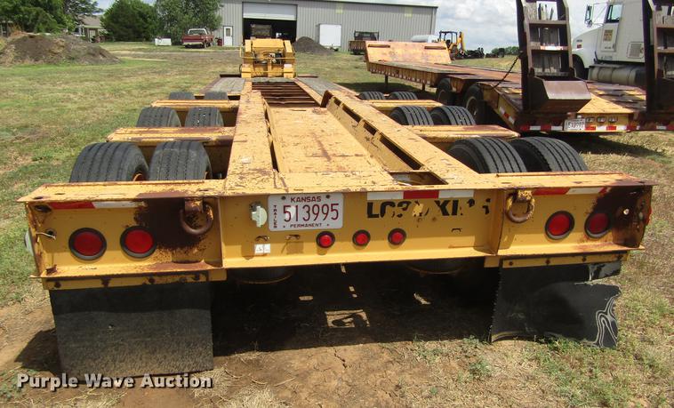 image for item DD8889 2001 Load King lowboy equipment trailer