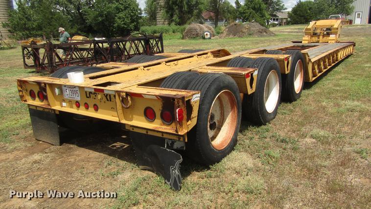 image for item DD8889 2001 Load King lowboy equipment trailer