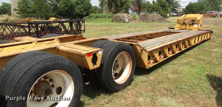 image for item DD8889 2001 Load King lowboy equipment trailer