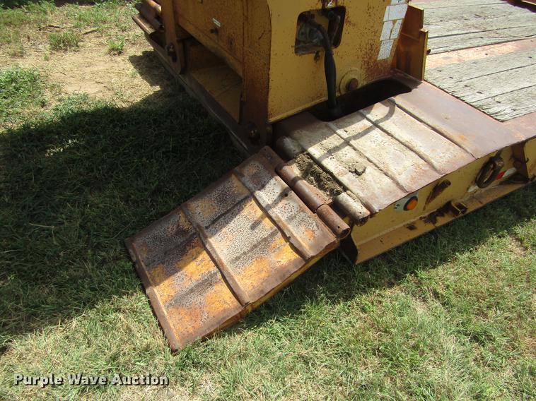 image for item DD8889 2001 Load King lowboy equipment trailer