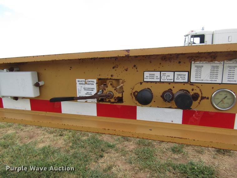 image for item DD8889 2001 Load King lowboy equipment trailer