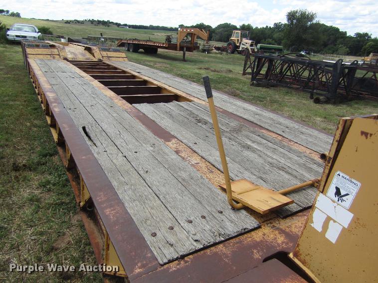 image for item DD8889 2001 Load King lowboy equipment trailer