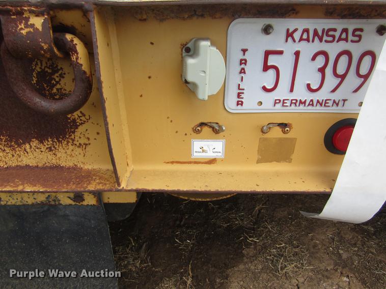 image for item DD8889 2001 Load King lowboy equipment trailer