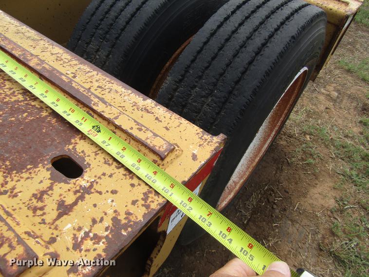 image for item DD8889 2001 Load King lowboy equipment trailer