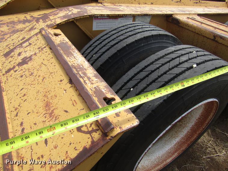 image for item DD8889 2001 Load King lowboy equipment trailer