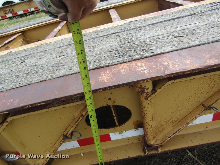 image for item DD8889 2001 Load King lowboy equipment trailer