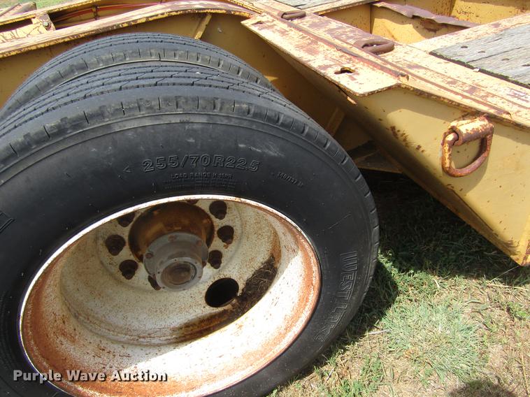 image for item DD8889 2001 Load King lowboy equipment trailer