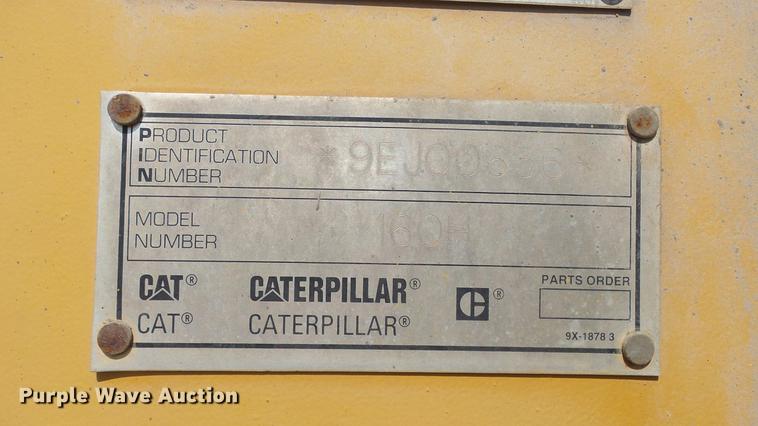 image for item DE2957 1998 Caterpillar 160H motor grader