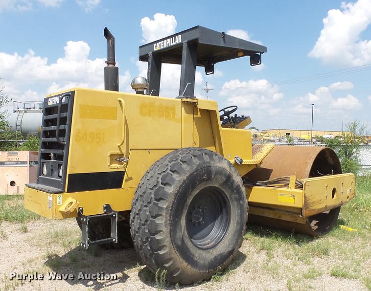image for item DE2962 1991 Caterpillar CP563 single drum vibratory roller