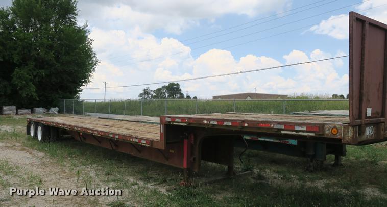 image for item DE3759 1991 Fruehauf PSD-NF2-48 drop deck trailer