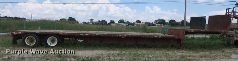 image for item DE3759 1991 Fruehauf PSD-NF2-48 drop deck trailer