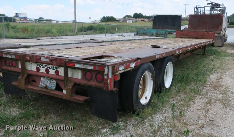 image for item DE3759 1991 Fruehauf PSD-NF2-48 drop deck trailer