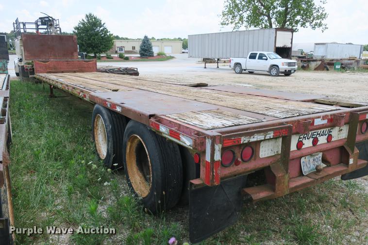 image for item DE3759 1991 Fruehauf PSD-NF2-48 drop deck trailer