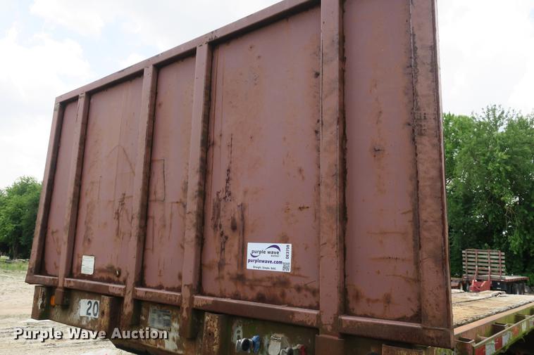 image for item DE3759 1991 Fruehauf PSD-NF2-48 drop deck trailer