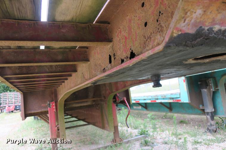 image for item DE3759 1991 Fruehauf PSD-NF2-48 drop deck trailer