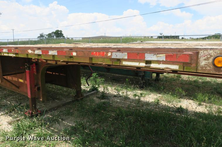 image for item DE3759 1991 Fruehauf PSD-NF2-48 drop deck trailer