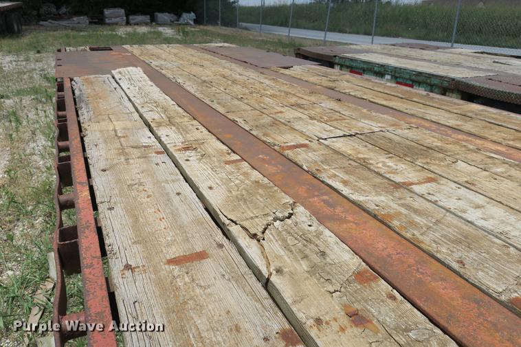 image for item DE3759 1991 Fruehauf PSD-NF2-48 drop deck trailer