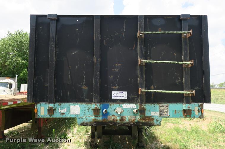 image for item DE3760 1991 Fontaine DFT-4-8048WSA drop deck trailer