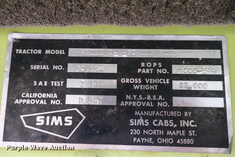 image for item DE3770 White 4-80-17 backhoe