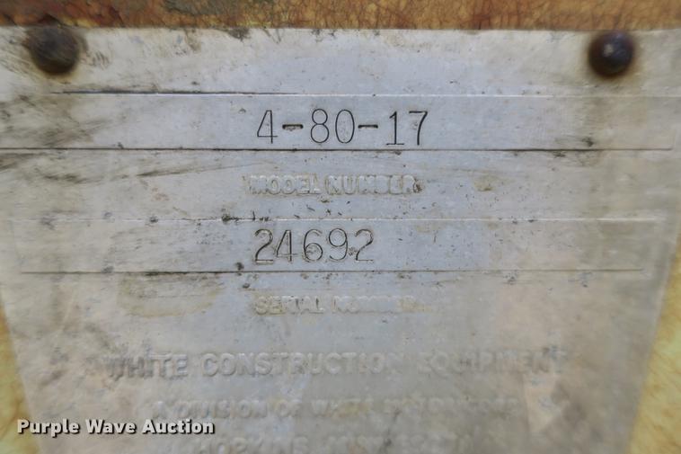 image for item DE3770 White 4-80-17 backhoe