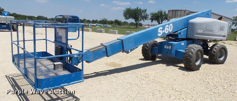 image for item DE7190 2006 Genie S60 boom lift