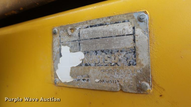 image for item DE7218 1996 Komatsu PC400LC-3 excavator