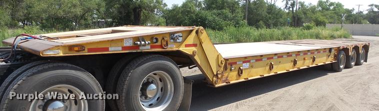 image for item DE7220 1985 Load King drop deck equipment trailer