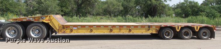 image for item DE7220 1985 Load King drop deck equipment trailer