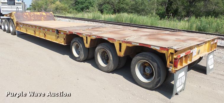 image for item DE7220 1985 Load King drop deck equipment trailer