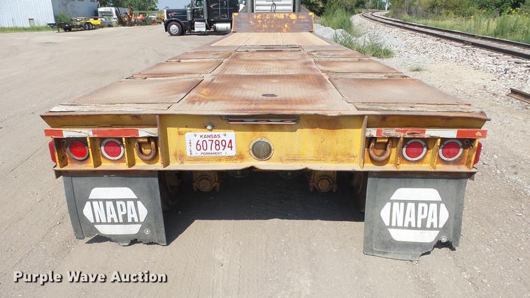image for item DE7220 1985 Load King drop deck equipment trailer