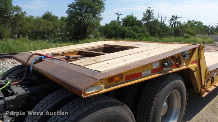 image for item DE7220 1985 Load King drop deck equipment trailer