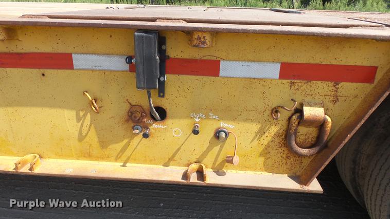 image for item DE7220 1985 Load King drop deck equipment trailer