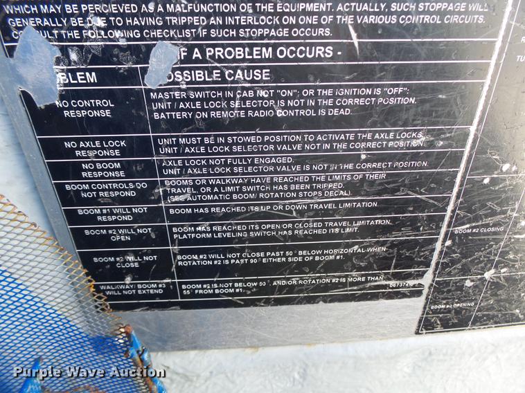 image for item DF9447 2008 Peterbilt 367 bridge inspection truck