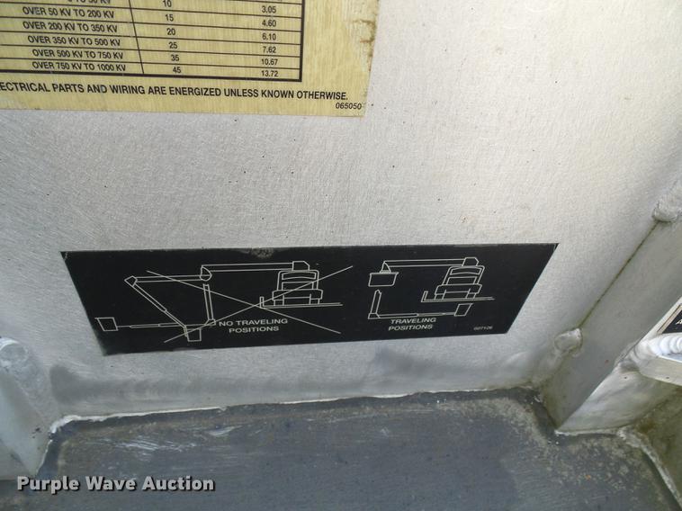 image for item DF9447 2008 Peterbilt 367 bridge inspection truck