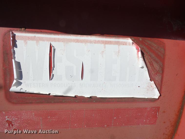 image for item DV9488 Western snowplow