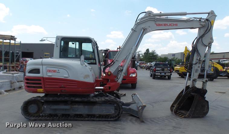 image for item DX9435 2014 Takeuchi TB290 excavator