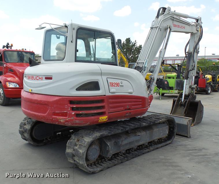 image for item DX9435 2014 Takeuchi TB290 excavator