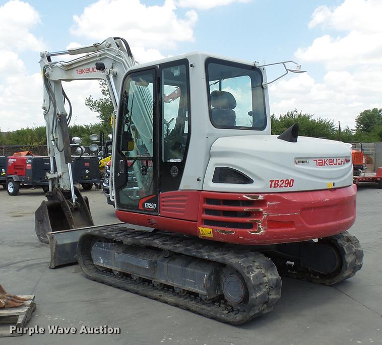 image for item DX9435 2014 Takeuchi TB290 excavator