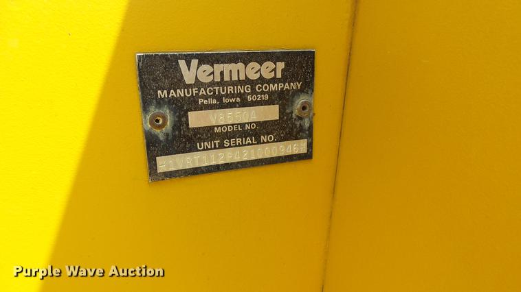 image for item DX9437 2002 Vermeer V8550A trencher